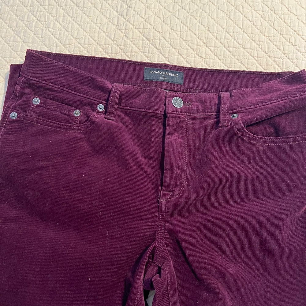Banana Republic skinny corduroy jeans size 29